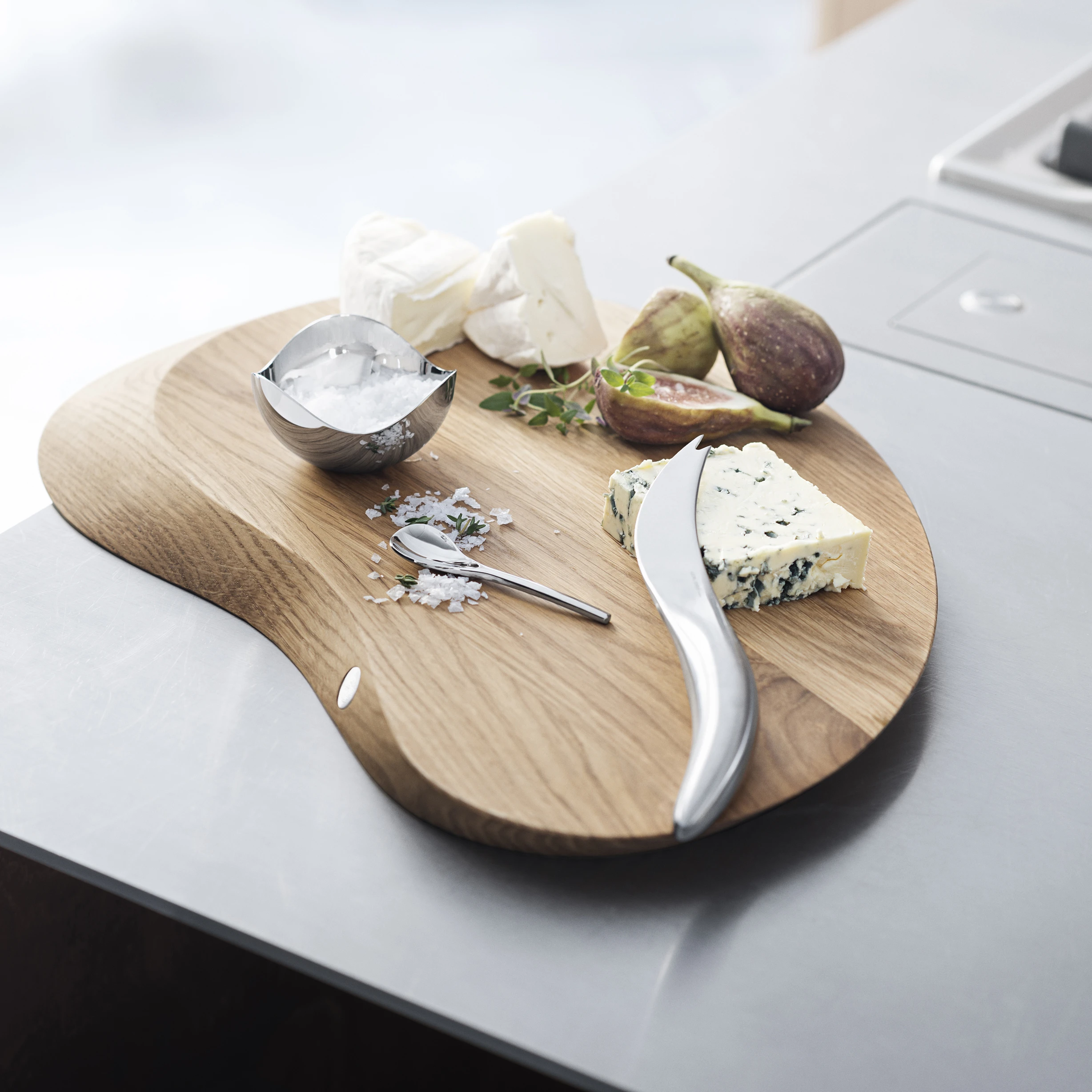 Georg Jensen Bloom αλατιέρα με κουτάλι 2 Georg Jensen Bloom αλατιέρα με κουτάλι - Image 2