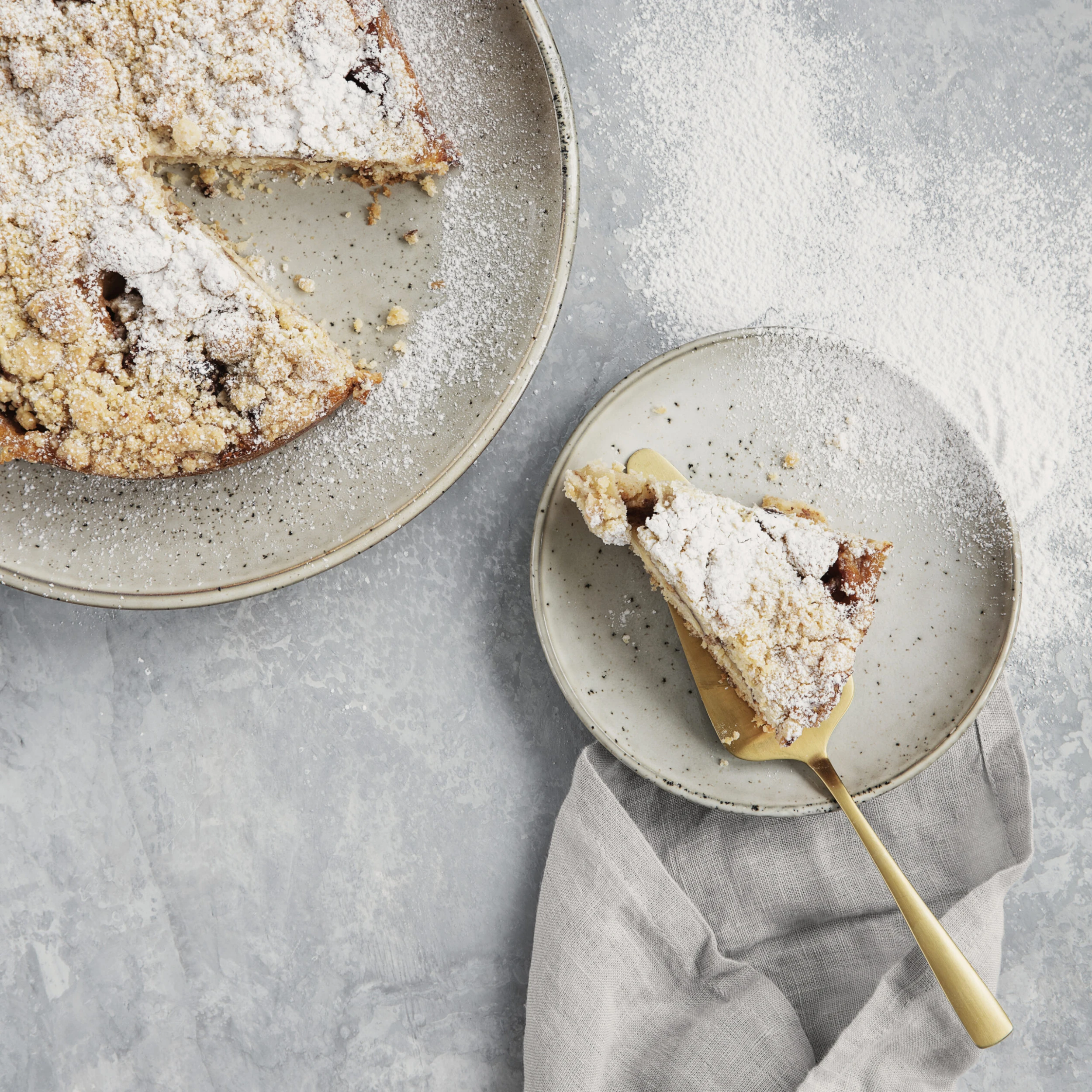 House Doctor Χρυσαφί σετ κέικ 2 House Doctor Χρυσαφί σετ κέικ - Image 2