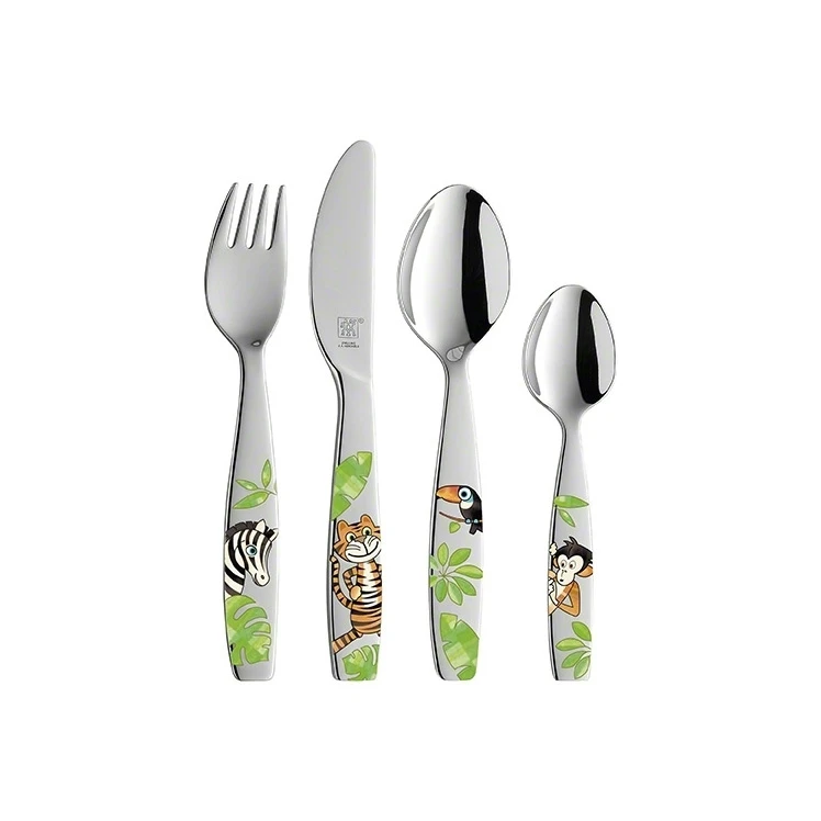 Zwilling Twin Kids Knight Jungle παιδικά μαχαιροπίρουνα 4 τεμάχια 1 Zwilling Twin Kids Knight Jungle παιδικά μαχαιροπίρουνα 4 τεμάχια