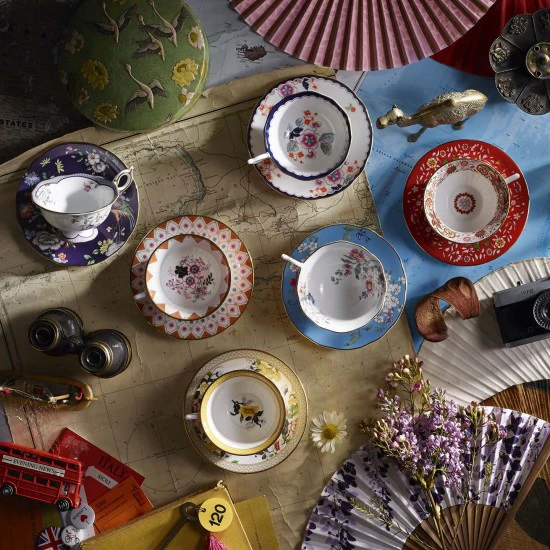 Wedgwood Wonderlust φλιτζάνι τσαγιού με πιατάκι 2 Wedgwood Wonderlust φλιτζάνι τσαγιού με πιατάκι - Image 2