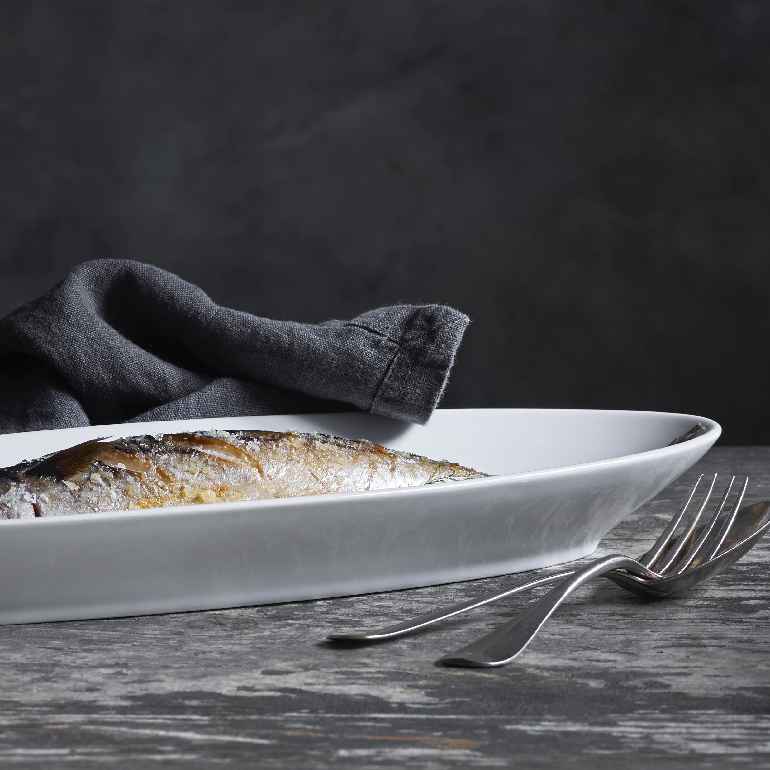 Pillivuyt πιατέλα για ψάρια λευκή 2 Pillivuyt πιατέλα για ψάρια λευκή - Image 2