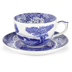 Spode Blue Italian Jumbo φλιτζάνι και πιατάκι