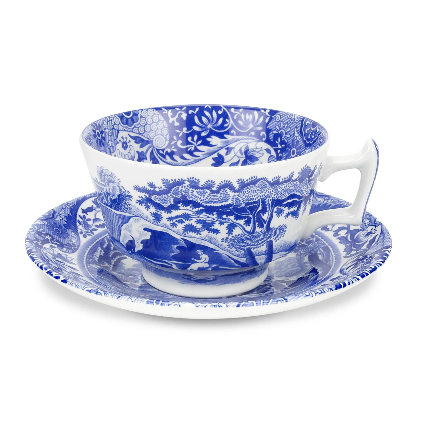 Spode Blue Italian φλιτζάνι τσαγιού και πιατάκι 1 Spode Blue Italian φλιτζάνι τσαγιού και πιατάκι