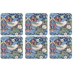 Strawberry Thief σουβέρ συσκευασία 6 τεμαχίων