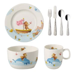 Villeroy & Boch Happy As A Bear παιδικά σκεύη φαγητού και μαχαιροπίρουνα