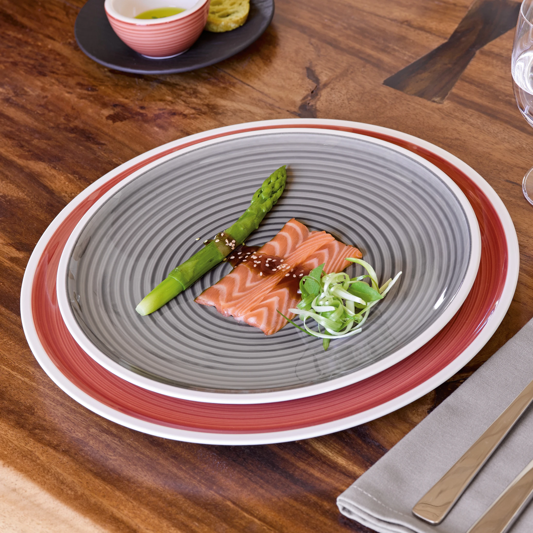 Villeroy & Boch Manufacture Gris πιάτο 2 Villeroy & Boch Manufacture Gris πιάτο - Image 2