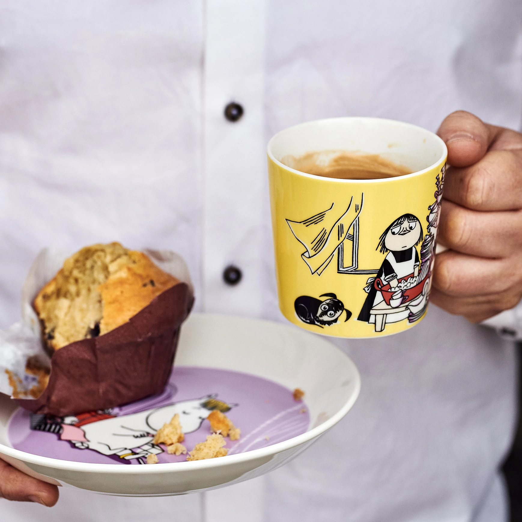 Arabia Misabel Yellow Moomin κούπα 3 Arabia Misabel Yellow Moomin κούπα - Image 3