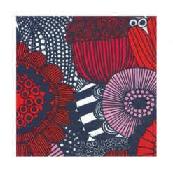 Marimekko Siirtolapuutarha πετσέτα 33x33 Cm συσκευασία 20 τεμαχίων