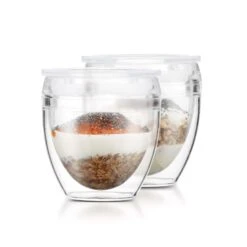 Bodum Pavina To Go ποτήρι με διπλό τζάμι Συσκευασία 2 τεμαχίων