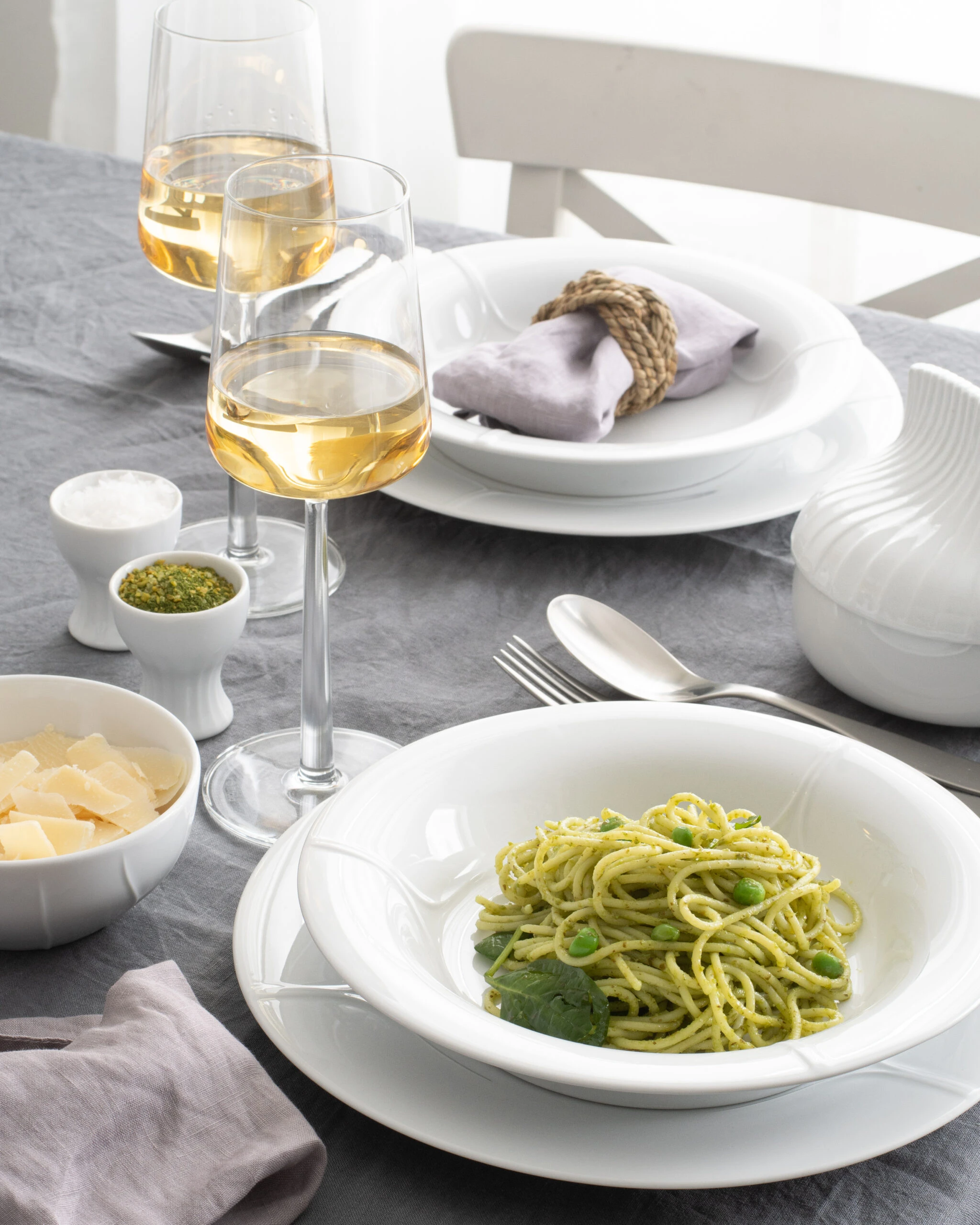 Rörstrand Pli Blanc πιάτο 26 Cm 2 Rörstrand Pli Blanc πιάτο 26 Cm - Image 2