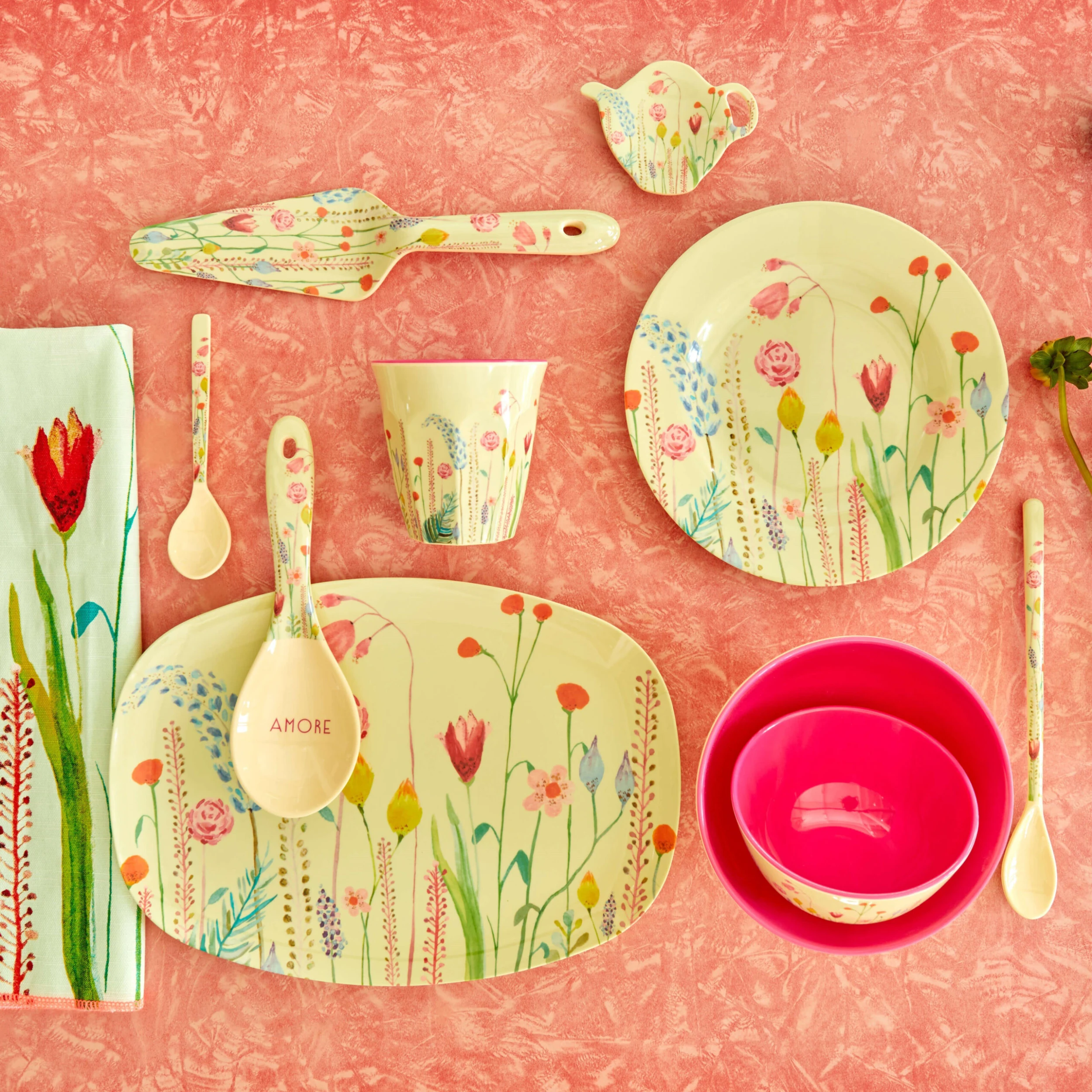 Rice πιάτο μελαμίνης 22x30 Cm 2 Rice πιάτο μελαμίνης 22x30 Cm - Image 2