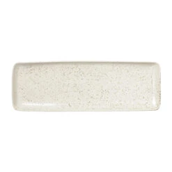 Broste Copenhagen Nordic Vanilla ορθογώνιο πιατάκι 12,5x35 Cm