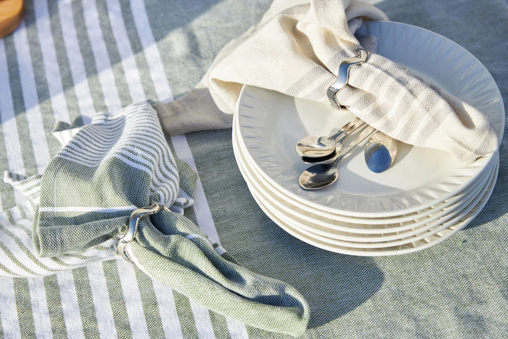 Sagaform Ella Hamam υφασμάτινη πετσέτα Συσκευασία 4 τεμαχίων 2 Sagaform Ella Hamam υφασμάτινη πετσέτα Συσκευασία 4 τεμαχίων - Image 2