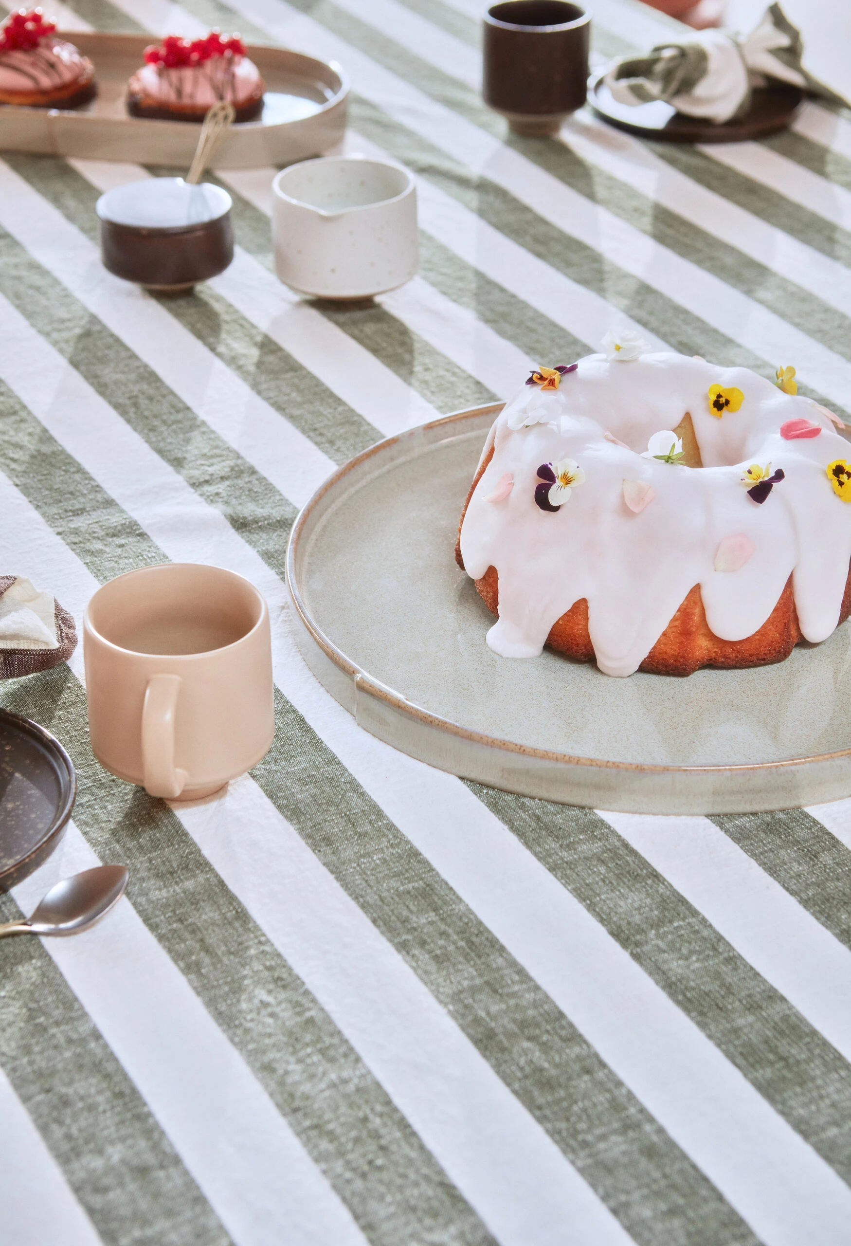 OYOY Striped τραπεζομάντιλο 140x200 Cm 2 OYOY Striped τραπεζομάντιλο 140x200 Cm - Image 2