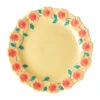 Rice κεραμικό πιάτο με ανάγλυφα λουλούδια Ø 25,5 Cm