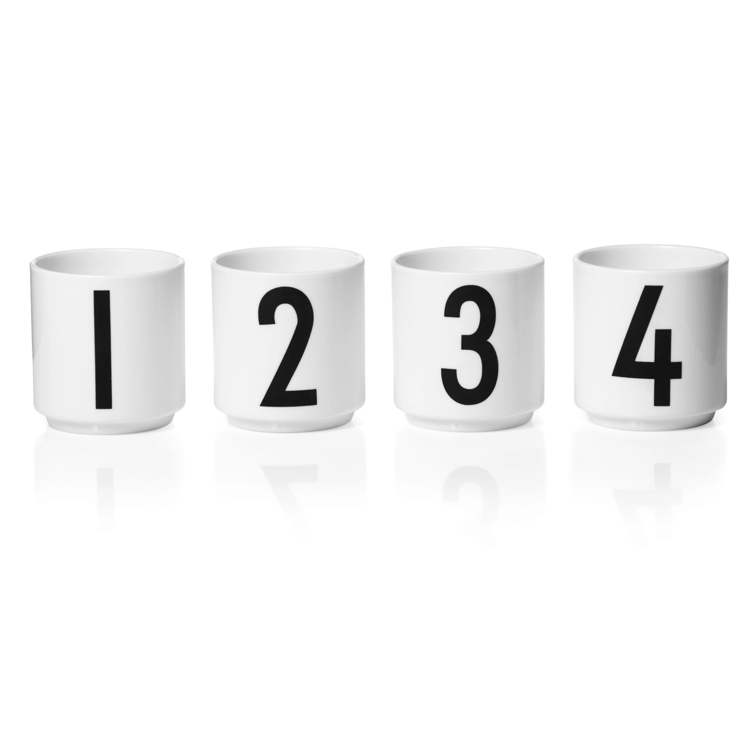 Design Letters Design Letter φλιτζάνι εσπρέσο Συσκευασία 4 τεμαχίων 1 Design Letters Design Letter φλιτζάνι εσπρέσο Συσκευασία 4 τεμαχίων